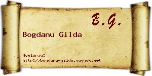Bogdanu Gilda névjegykártya